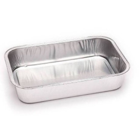 Vaschetta in Alluminio Parete Liscia 330ml (100 Pezzi)