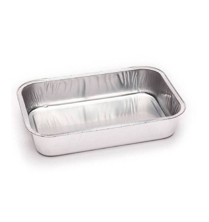Vaschetta in Alluminio Parete Liscia 330ml (100 Pezzi) Vaschetta in Alluminio Parete Liscia 330ml (100 Pezzi)