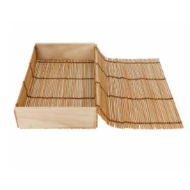 Contenitori di Bambu Sushi 23x13x4,5cm (24 Pezzi)