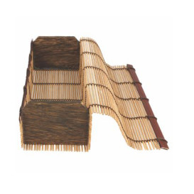 Contenitori di Bambu Sushi 23x8x6cm (24 Pezzi)