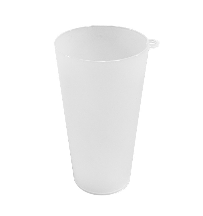 Bicchiere Riutilizzabile con Anello PP Traslucido 400ml (14 Pezzi) Bicchiere Riutilizzabile con Anello PP Traslucido 400ml (14 Pezzi)