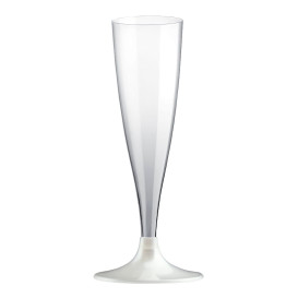 Calice Flute PLA Biodegradabile Trasparente 140ml 2P (20 Pezzi)
