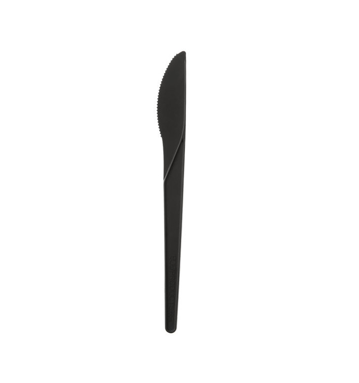 Coltello Compostabile CPLA Nero 17,2 cm (50 Pezzi) Coltello Compostabile CPLA Nero 17,2 cm (50 Pezzi)