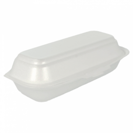 Contenitori Polistirolo Hot Dog Bianco (500 Pezzi)