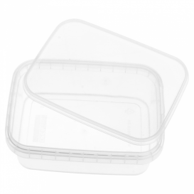 Coppette con Coperchio Inviolabile 280ml 120x88mm (384 Pezzi)