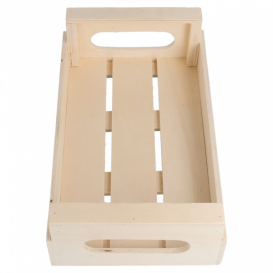Scatola Presentazione con Manici di Legno 20,5x12,5x6,5cm (1 Pezzi)