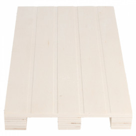 Vassoio Mini Pallet di Legno 20x12x2cm (1 Pezzi)