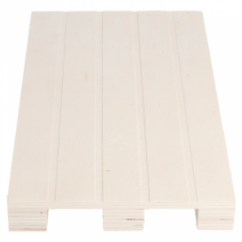 Vassoio Mini Pallet di Legno 20x12x2cm (40 Pezzi)