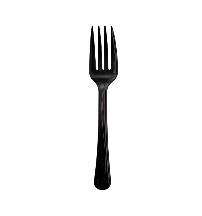 Forchetta Compostabile CPLA Premium Nero 17,5 cm (25 Pezzi) Forchetta Compostabile CPLA Premium Nero 17,5 cm (25 Pezzi)