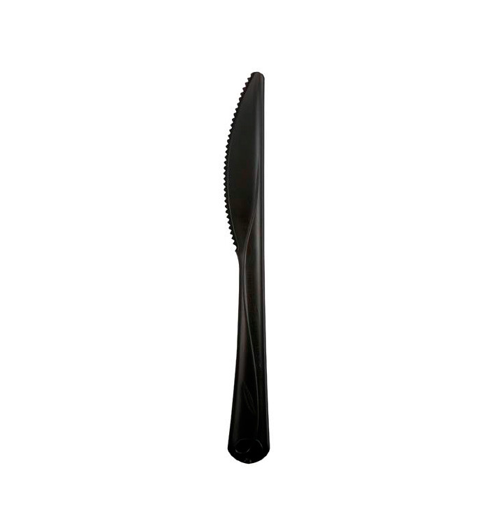 Coltello Compostabile CPLA Premium Nero 18,3 cm (25 Pezzi) Coltello Compostabile CPLA Premium Nero 18,3 cm (25 Pezzi)