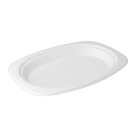 Vassoi Bio di Canna da Zucchero 233x165x20mm (50 Pezzi)