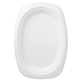 Vassoi Bio di Canna da Zucchero 233x165x20mm (50 Pezzi)