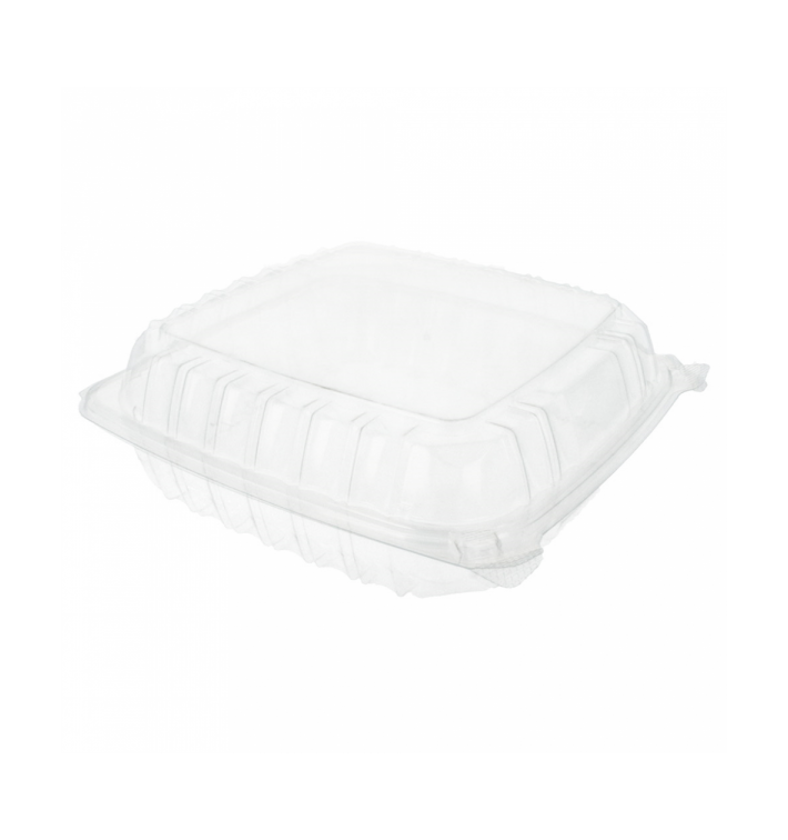 Contenitore Coperchio Cerniera OPS "Clear Seal" 4070ml (100 Pezzi) Contenitore Coperchio Cerniera OPS "Clear Seal" 4070ml (100 Pezzi)