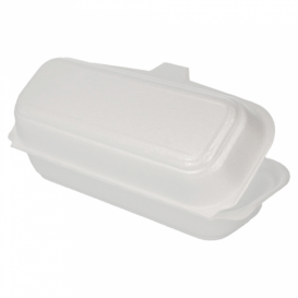 Contenitori Polistirolo Hot Dog Bianco (500 Pezzi)
