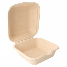 Contenitori Hamburger Canna Zucchero 152x152x84mm (600 Pezzi)