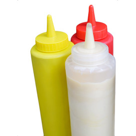 Dosatore per Salse Plastico Traslucido 240ml (72 Pezzi)