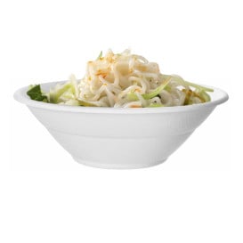 Ciotola Canna da Zucchero Bagassa Noodle Bianco 940ml (400 Pezzi)