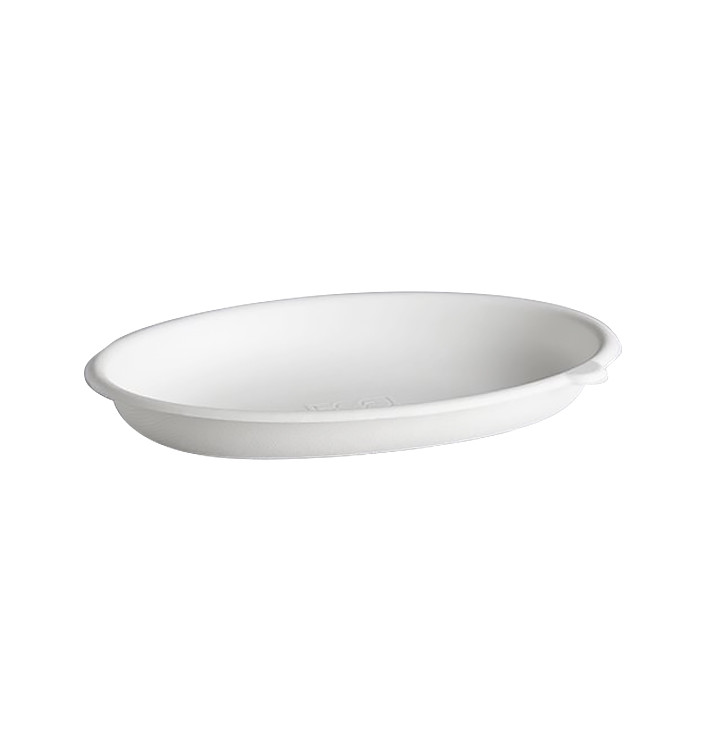 Contenitori Ecologico Ovale Bianco 710ml (300 Pezzi) Contenitori Ecologico Ovale Bianco 710ml (300 Pezzi)