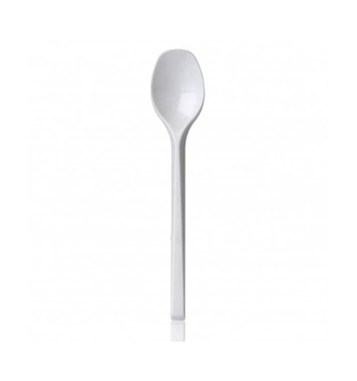 Cucchiaino di Plastica PS Bianco 135mm Cucchiaino di Plastica PS Bianco 135mm