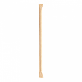 Cannuccia Dritta Carta Bianco Imbustato Kraft Ø6mm 21cm (250 Pezzi)