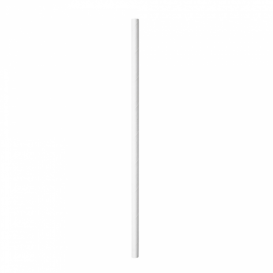 Cannuccia Dritta Carta Bianco Imbustato Kraft Ø6mm 21cm (250 Pezzi)