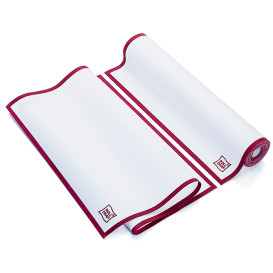 Panno in Rotolo "Roll Drap" Orlo Bordeaux 40x64cm P64cm (10 Pezzi)