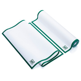 Panno in Rotolo "Roll Drap" Orlo Verde 40x64cm P64cm (200 Pezzi)