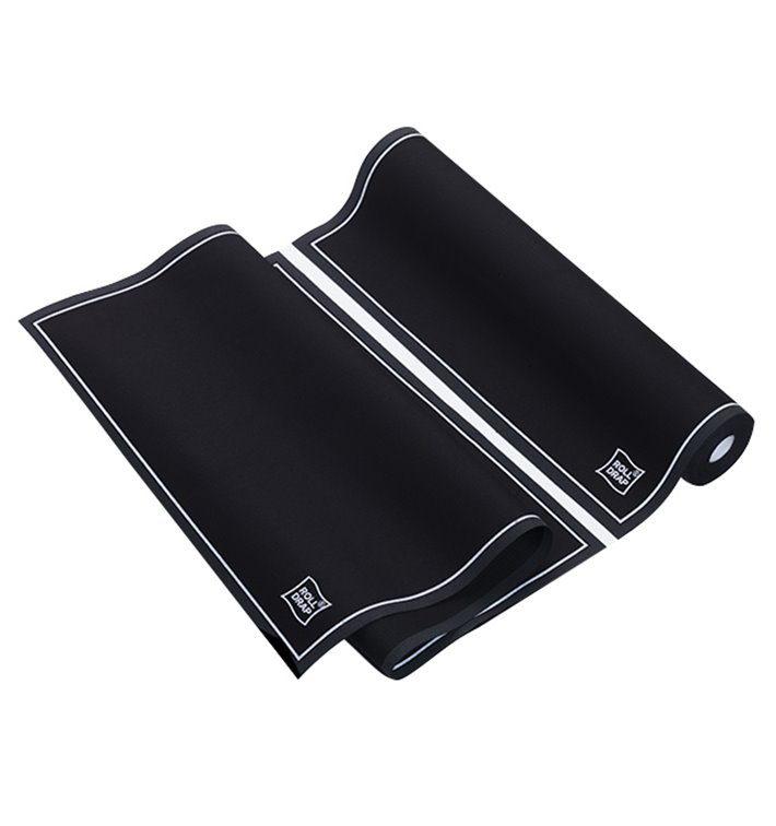 Panno in Rotolo "Roll Drap" Nero 40x64cm P64cm (200 Pezzi) Panno in Rotolo "Roll Drap" Nero 40x64cm P64cm (200 Pezzi)