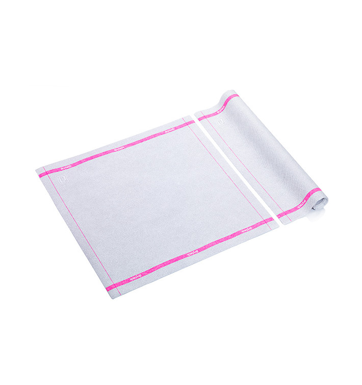 Straccio in Rotolo "Drytech" Orlo Magenta 40x40cm P40cm (5 Pezzi) Straccio in Rotolo "Drytech" Orlo Magenta 40x40cm P40cm (5 Pezzi)