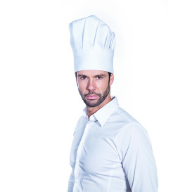 Cappello Cuoco Chef Cotone Bianco (1 Pezzi)