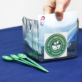 Dispenser Tovaglioli ABS Nero 15,5x13,5x15,0cm (20 Pezzi) 