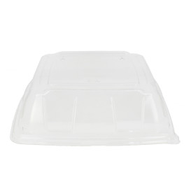 Coperchio plastica PET Trasp. Vassoio 27x27cm (25 Pezzi)