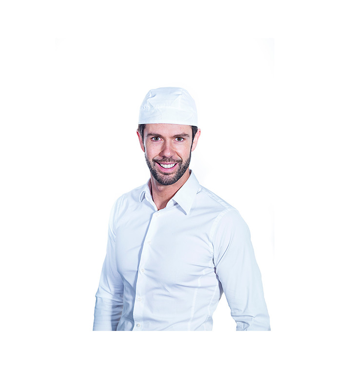 Cappello Cuoca Pirata Cotone Bianco (1 Pezzi) Cappello Cuoca Pirata Cotone Bianco (1 Pezzi)