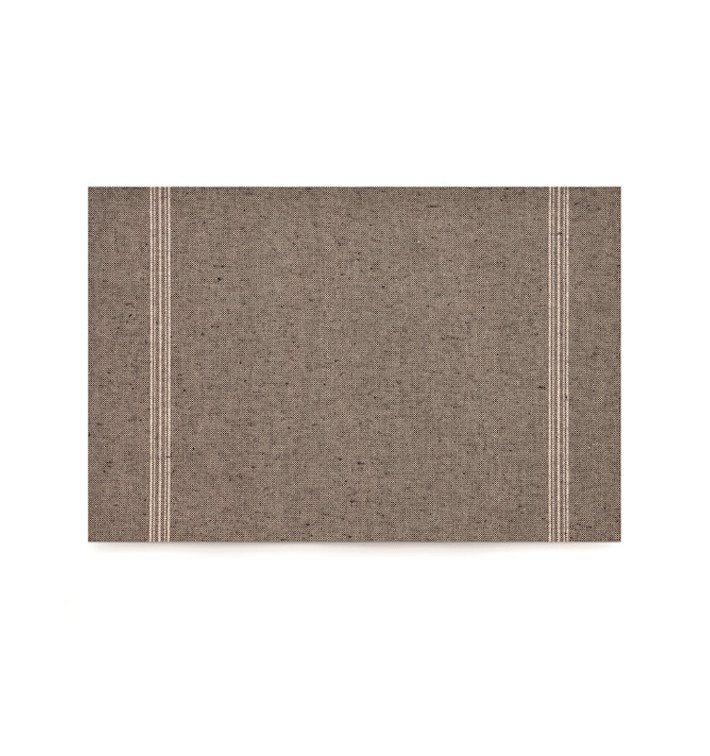 Tovaglietta Individuale "Day Drap" Marrone Scuro 32x45cm (72 Pezzi) Tovaglietta Individuale "Day Drap" Marrone Scuro 32x45cm (72 Pezzi)