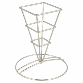 Cesti di presentazione Acciaio 64x133mm (12 Pezzi)