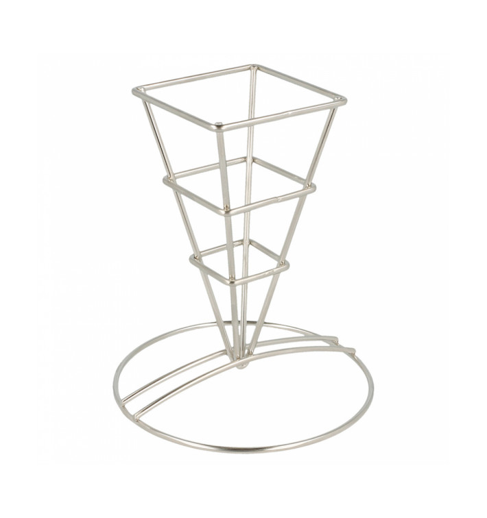 Cesti di presentazione Acciaio 64x133mm (12 Pezzi)