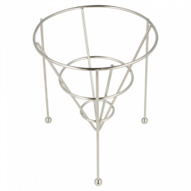 Cesti di Presentazione Acciaio Impilabile Ø127x152mm (1 Pezzi)