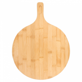 Vassoio Rotondo con manico Bambu Ø29x2,5cm (10 Pezzi)