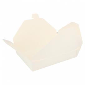 Contenitore di Cibo Bianco 19,7x14x4,6cm 1470ml (50 Pezzi)