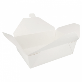 Contenitore di Cibo Bianco 19,7x14x6,4cm 1980ml (50 Pezzi)