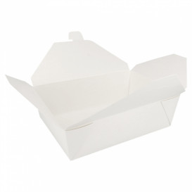 Contenitore di Cibo Bianco 19,7x14x6,4cm 1980ml (200 Pezzi)