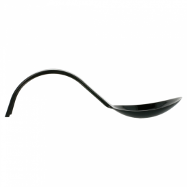 Cucchiaio Curvo Degustazione Nero 130mm (50 Pezzi)