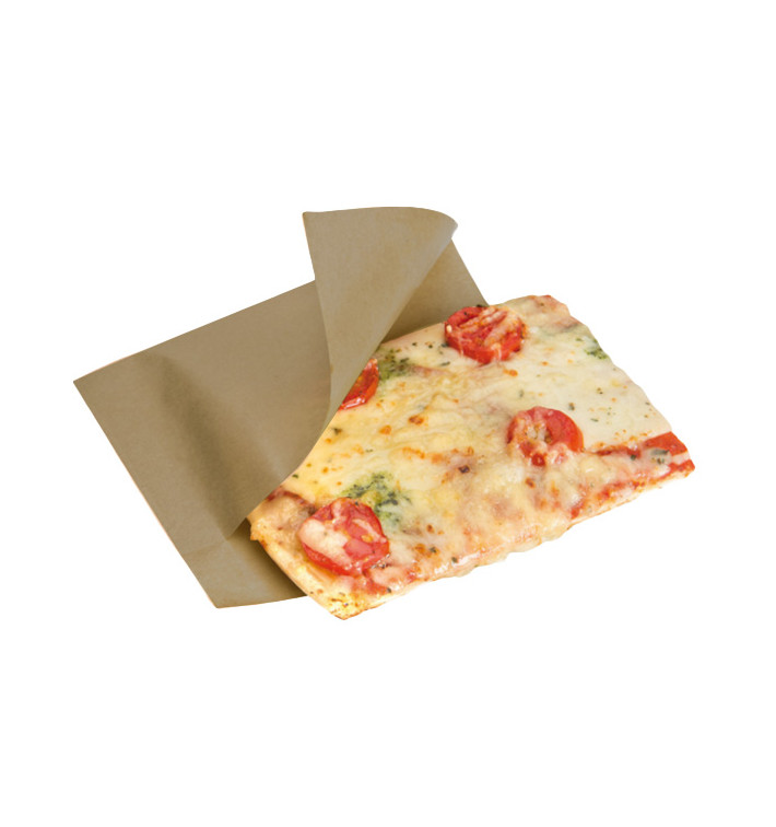 Sacchetto Carta Antigrasso Naturale 15x13/10cm (100 Pezzi) Sacchetto Carta Antigrasso Naturale 15x13/10cm (100 Pezzi)