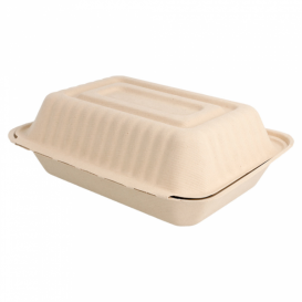 Contenitori Canna da Zucchero 225x165x64mm (200 Pezzi)