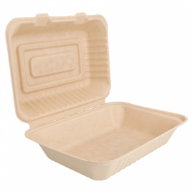 Contenitori Canna da Zucchero 225x165x64mm (200 Pezzi)