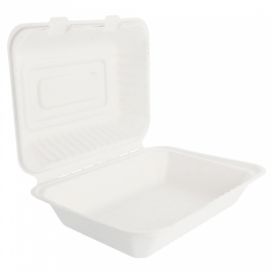 Contenitori Canna Zucchero Bianco 225x165x64mm (200 Pezzi)