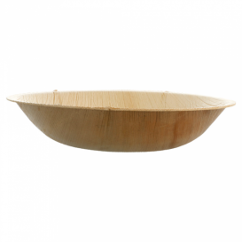 Ciotola in Foglia di Palma 18x3,5 cm (200 Pezzi)