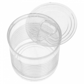 Scatola di Conserva Trasparente PS 220ml Ø7,4x7cm (20 Pezzi)