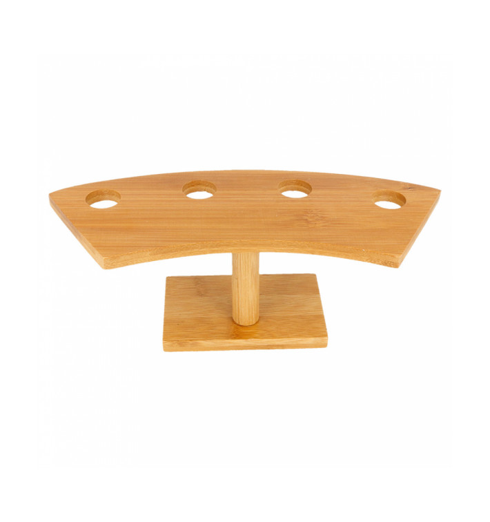 Stand di Bambu per Cono 4 Bucos (1 Pezzi) Stand di Bambu per Cono 4 Bucos (1 Pezzi)