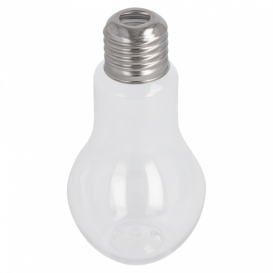 Bottiglie Lampadina Trasparente PET 100ml (25 Pezzi)